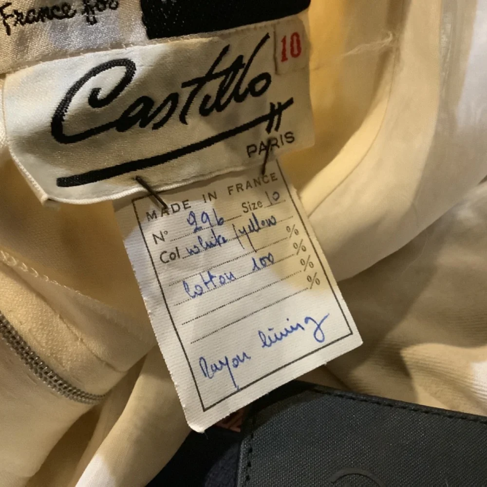 Vintage couture Castillo for Lanvin Paris for I.Magnin perfect unworn NWT - Picture 8 of 8